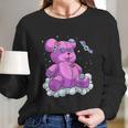 Voodoo Doll Pastel Goth Teddy Bear Witchcraft Halloween Long Sleeve T-Shirt Gifts for Her