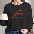 Warren Miller Heli-Ski Tee Relaxed Fit Long Sleeve T-Shirt Gifts for Her