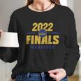 Warriors Finals 2022 Basketball Gold Blooded Warriors Long Sleeve T-Shirt Gifts for Her