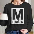 Washington Dc Metro T-Shirt Long Sleeve T-Shirt Gifts for Her