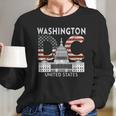 Washington State Capitol Hill Souvenir Gift Long Sleeve T-Shirt Gifts for Her