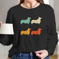 Welsh Corgi Gift Dog Lover Retro Welsh Corgi Vintage Dog Long Sleeve T-Shirt Gifts for Her