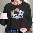 White Castle Retro Long Sleeve T-Shirt Gifts for Her