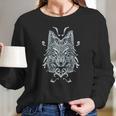 Wolf Wolf Art Wolf Drawing - Kids Ho Long Sleeve T-Shirt Gifts for Her