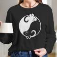 Yin Yang Year Of The Rat Happy Chinese New Year 2020 Black And White Rat Long Sleeve T-Shirt Gifts for Her