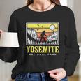 Yosemite National Park Us Bigfoot Sasquatch Yeti Funny Gift Long Sleeve T-Shirt Gifts for Her