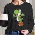 Yoshi Classic Jump Portrait Long Sleeve T-Shirt Gifts for Her