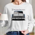 1956 Ford Fairlane Front Blue White Long Sleeve T-Shirt Gifts for Her