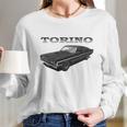 1969 Ford Torino Gt Black Long Sleeve T-Shirt Gifts for Her