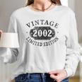 20 Years Old 20Th Birthday Male Female Him Her Limited 2002 Ver2 Long Sleeve T-Shirt Gifts for Her