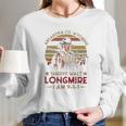 Absaroka Co Wyoming Sheriff Walt Longmire Im 911 Vintage Retro Long Sleeve T-Shirt Gifts for Her