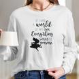 Alice In Wonderland My World Long Sleeve T-Shirt Gifts for Her