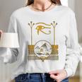 Ancient Egyptian Eye Of Horus Egypt Art Pyramid Long Sleeve T-Shirt Gifts for Her