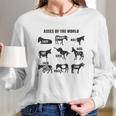 Asses The World Love Long Sleeve T-Shirt Gifts for Her