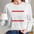 Atl Hoe Red Line Long Sleeve T-Shirt Gifts for Her