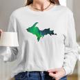 Aurora Borealis Up Long Sleeve T-Shirt Gifts for Her