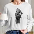 Baby Groot Hug Hugging Jack Skellington Shirt Long Sleeve T-Shirt Gifts for Her