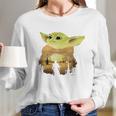 Baby Yoda Sunset Sweater Long Sleeve T-Shirt Gifts for Her