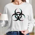 Biohazard Arl Design Radioactive Symbol Nuclear Gifts Long Sleeve T-Shirt Gifts for Her