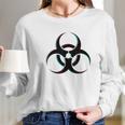 Biohazard Radioactive Symbol Nuclear Long Sleeve T-Shirt Gifts for Her