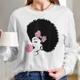 Black Girl With Bubble Gum Long Sleeve T-Shirt Gifts for Her