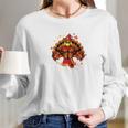 Buff Turkey Bodybuilding Fitness Thanksgiving Gym Long Sleeve T-Shirt Gifts for Her