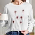 Bullet Holes Costume Long Sleeve T-Shirt Gifts for Her