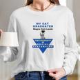 Cat Funny Graduated University Of Social Distancing Long Sleeve T-Shirt Gifts for Her