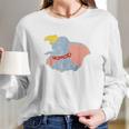 Classic Dumbo Circus Elephant Long Sleeve T-Shirt Gifts for Her