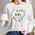 Disney Pixar Bao Ingredients Heart Shaped Graphic Long Sleeve T-Shirt Gifts for Her