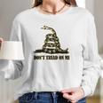 Dont Tread On Me Party Long Sleeve T-Shirt Gifts for Her