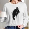 Edgar Allan Poe The Raven Nevermore American Writer Poet Long Sleeve T-Shirt Gifts for Her