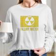 Fallout Shelter Nuclear War Radioactive Nostalgia Long Sleeve T-Shirt Gifts for Her