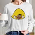 Fan Emblems Looney Tunes Speedy Gonzales Car Decal Domed Long Sleeve T-Shirt Gifts for Her