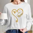 Fanprint West Virginia Mountaineers Long Sleeve T-Shirt Gifts for Her