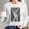 Freddie Mercury Official Live Arms Guitar Long Sleeve T-Shirt Gifts for Her