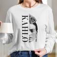 Frida Kahlo Portrait Retro Long Sleeve T-Shirt Gifts for Her