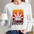 Funny Marijuana For Men Blaze It 420 Gift Long Sleeve T-Shirt Gifts for Her