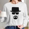 Gildan Heisenberg W White Face Long Sleeve T-Shirt Gifts for Her