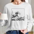 The Great Wave Off Kanagawa Long Sleeve T-Shirt Gifts for Her