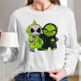 Grinch And Jack Skellington Long Sleeve T-Shirt Gifts for Her