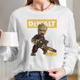 Groot With Logo Dewalt Shirt Long Sleeve T-Shirt Gifts for Her