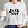 Half Right Face Long Sleeve T-Shirt Gifts for Her