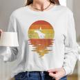 Honey Badger 70S Retro Sunset Vintage Honey Badger Long Sleeve T-Shirt Gifts for Her