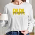 Iowa Hawkeyes Papa Hawkeyes Apparel Long Sleeve T-Shirt Gifts for Her