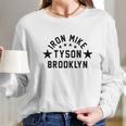 Iron Mike Tyson Brooklyn Boxing Gym Training Grey Long Sleeve T-Shirt Gifts for Her