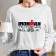 Ironman Triathlon Snoopy Long Sleeve T-Shirt Gifts for Her