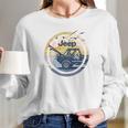 Jeep Sun Circle Long Sleeve T-Shirt Gifts for Her