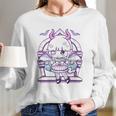 Kawaii Pastel Goth Cute Creepy Girl And Bats Long Sleeve T-Shirt Gifts for Her