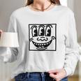 Keith Haring Funny Face Long Sleeve T-Shirt Gifts for Her